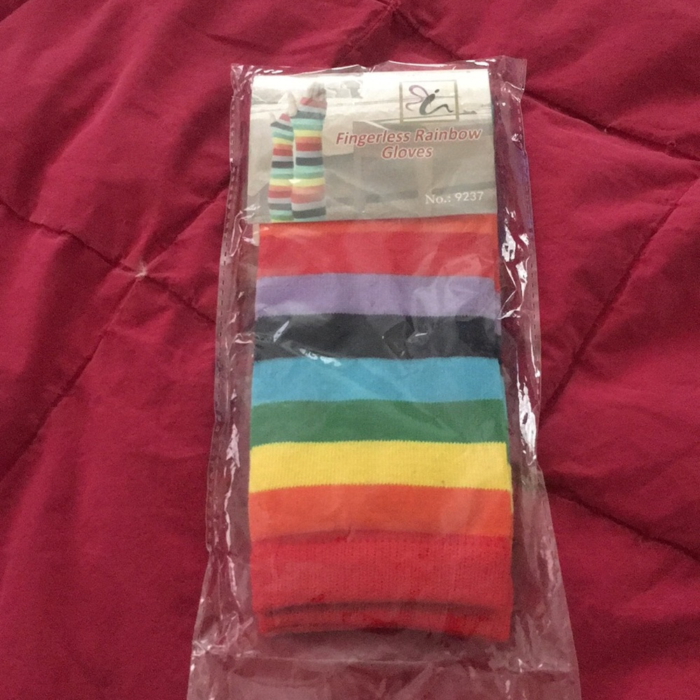 PRIDE PERFECT! Fingerless 🌈 gloves . Brand new